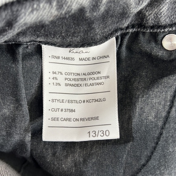Kancan Jeans Womens 13/30 Nicole High Rise Super Skinny Gray Wash Denim Acid‎ - Picture 11 of 11